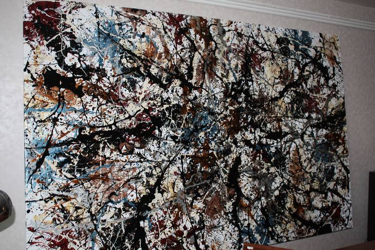 Original Abstract Expressionism Nature Painting by Anneke Klumper