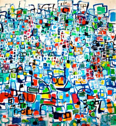 Print of Abstract Expressionism Architecture Paintings by Anneke Klumper