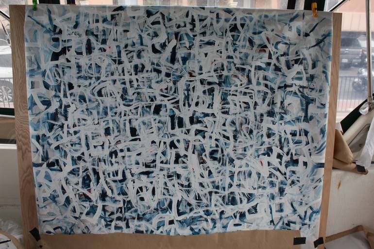 Original Street Art Abstract Painting by Anneke Klumper