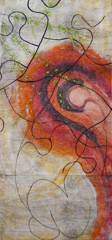 Original Abstract Collage by ann sutton