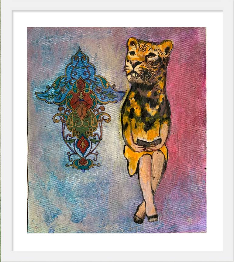 Original Art Deco Pop Culture/Celebrity Painting by Nasrin Barekat