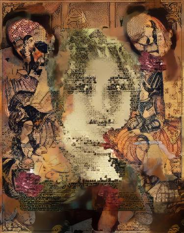 Print of Women Digital by Nasrin Barekat