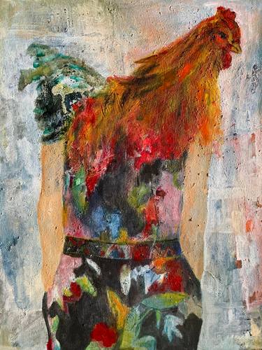 Original Art Deco Pop Culture/Celebrity Painting by Nasrin Barekat