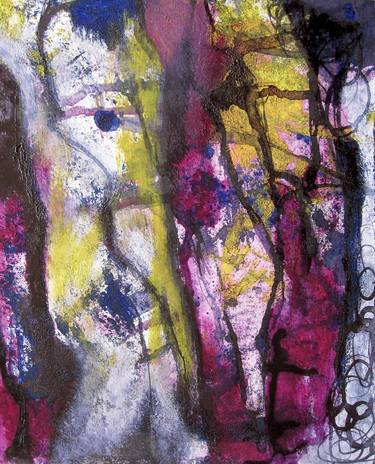 Print of Abstract Expressionism Abstract Paintings by Nasrin Barekat