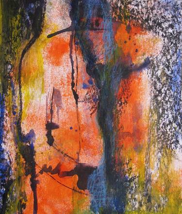 Print of Abstract Expressionism Abstract Paintings by Nasrin Barekat