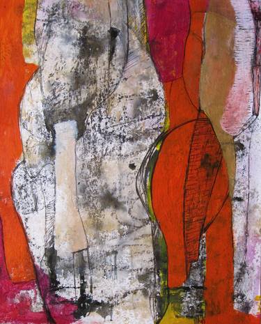 Print of Expressionism Abstract Paintings by Nasrin Barekat