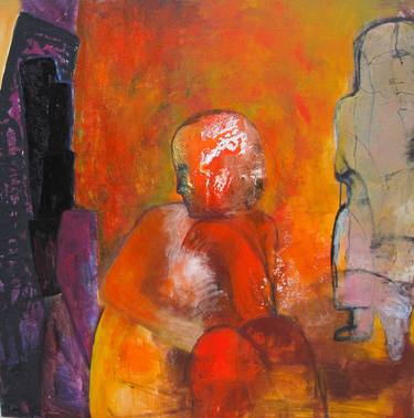 Print of Abstract Expressionism People Paintings by Nasrin Barekat