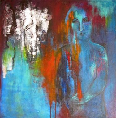 Print of Abstract Expressionism People Paintings by Nasrin Barekat