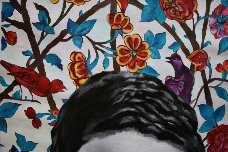Original Art Deco Pop Culture/Celebrity Painting by Nasrin Barekat