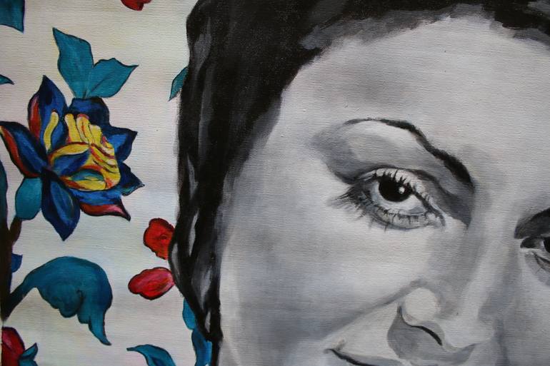 Original Art Deco Pop Culture/Celebrity Painting by Nasrin Barekat
