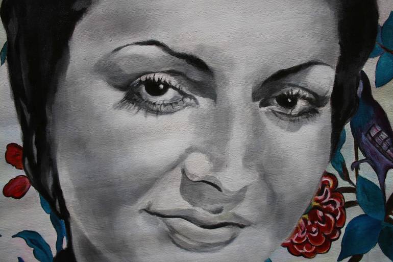 Original Pop Culture/Celebrity Painting by Nasrin Barekat