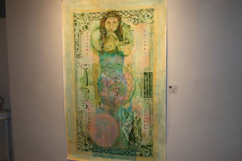 Original Art Deco Pop Culture/Celebrity Painting by Nasrin Barekat