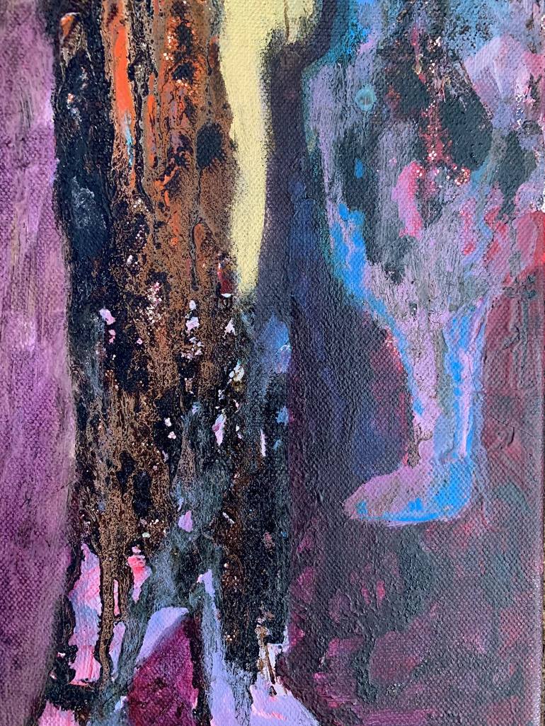 Original Abstract Painting by Nasrin Barekat