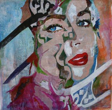 Original Art Deco Pop Culture/Celebrity Paintings by Nasrin Barekat