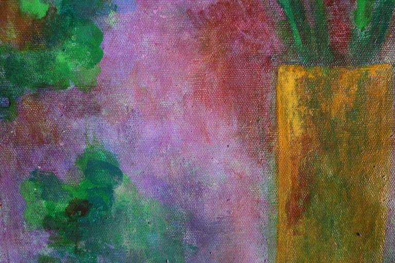 Original Abstract Expressionism Abstract Painting by Nasrin Barekat