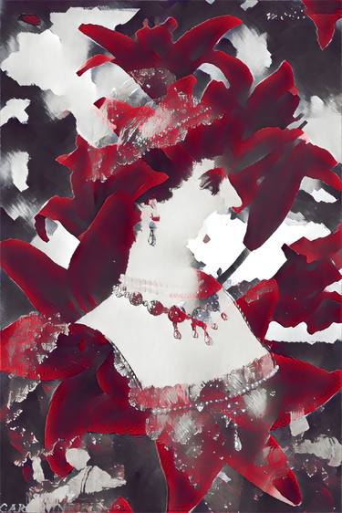 Original Abstract Expressionism Pop Culture/Celebrity Digital by Nasrin Barekat