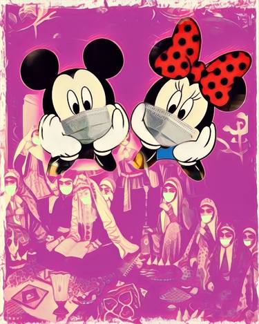 Mickey Mouse and pandemic thumb