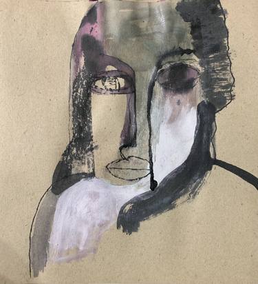 Original Abstract People Drawings by Nasrin Barekat