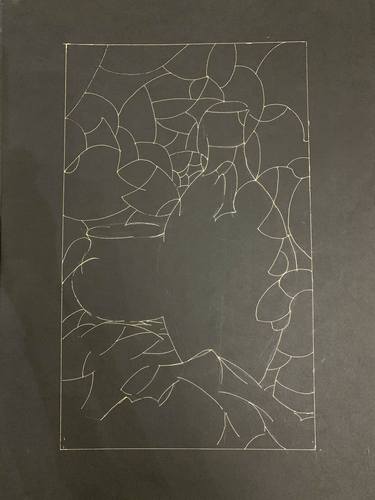 Print of Art Deco Abstract Drawings by Nasrin Barekat