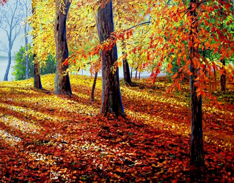 Original Realism Landscape Painting by Sergio Zampieri