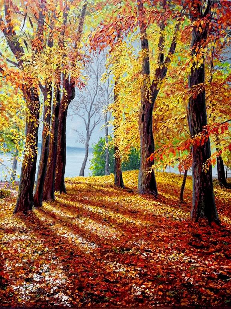 Original Realism Landscape Painting by Sergio Zampieri