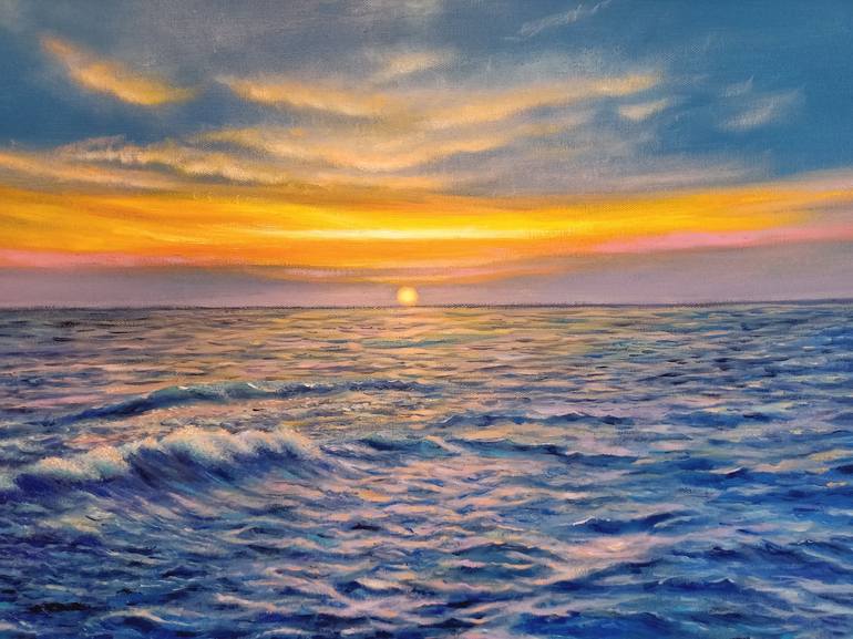 Original Realism Seascape Painting by Sergio Zampieri