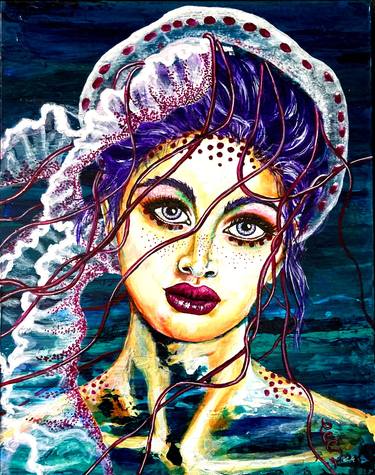 Original Women Painting by Erin Schroeder