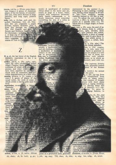 Theodor Herzl, halftone portrait thumb