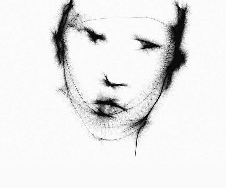 Unknown face Drawing by Siguni - Aga Ciszewska | Saatchi Art