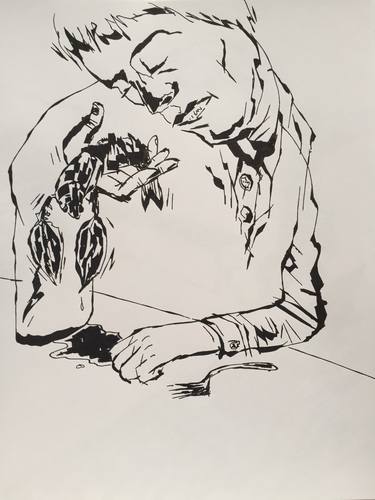 Original People Drawings by Anthony Shechtman