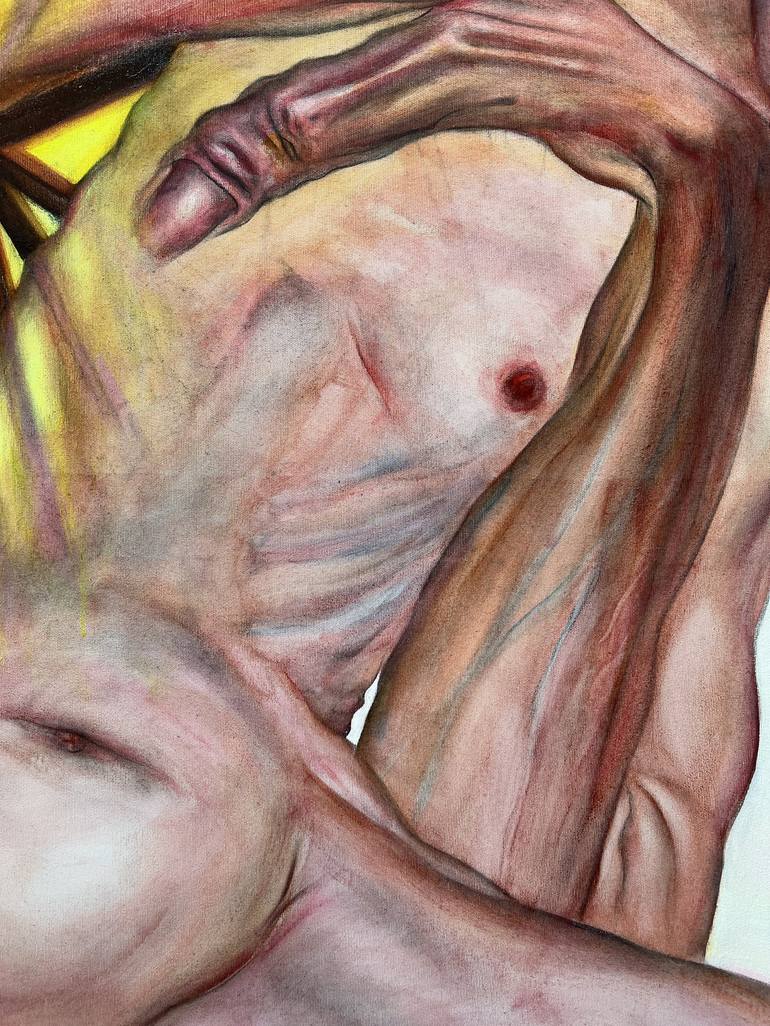 Original Expressionism Body Painting by Ramal Kazim