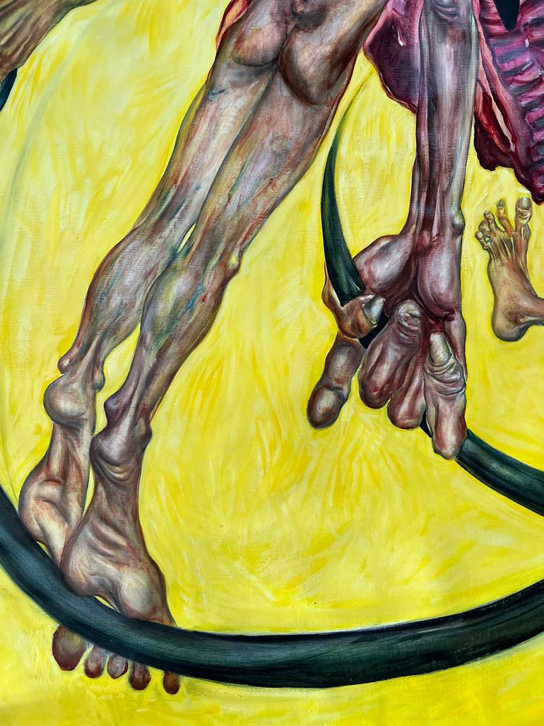 Original Expressionism Body Painting by Ramal Kazim