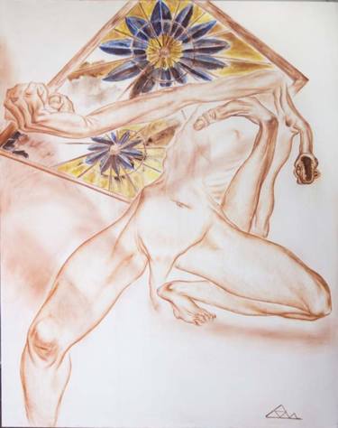 Original Expressionism Body Drawings by Ramal Kazim
