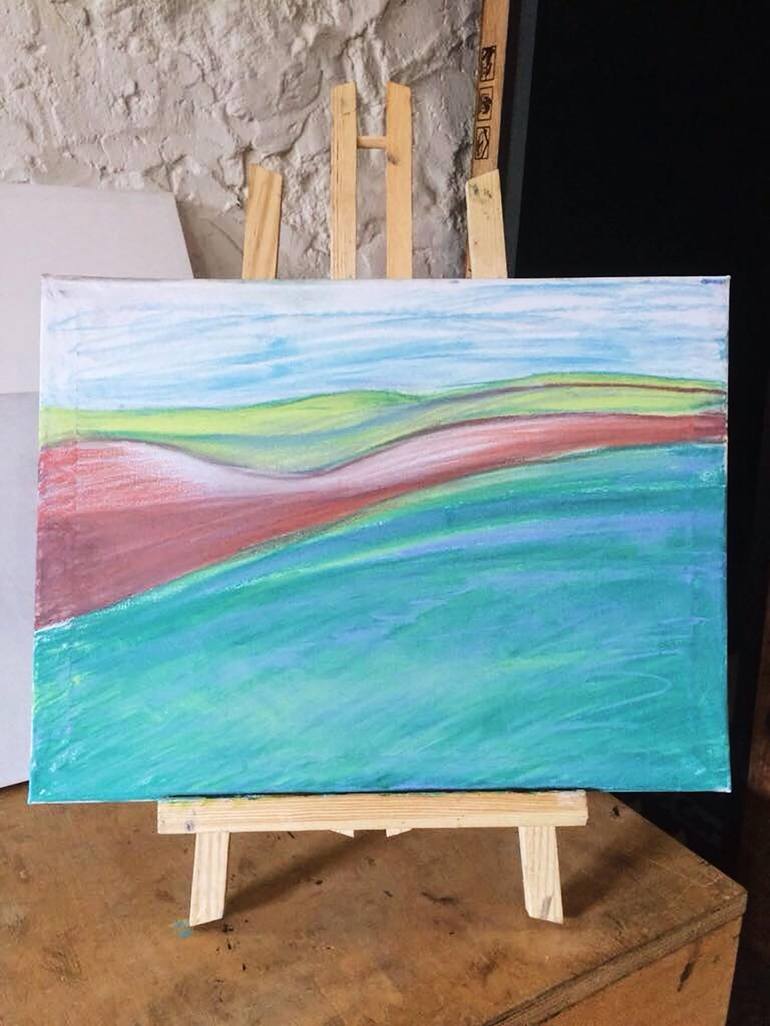 Original Impressionism Landscape Painting by Ramal Kazim