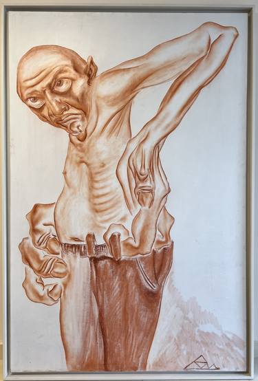 Original Expressionism Body Drawings by Ramal Kazim