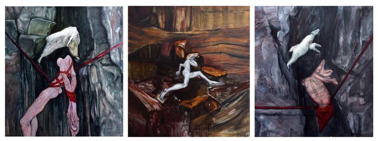 Original Expressionism Body Painting by Ramal Kazim