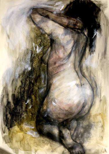 Print of Nude Paintings by Mykhailo Tymchuk