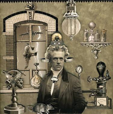 Print of Surrealism Science/Technology Collage by Ramona Szczerba