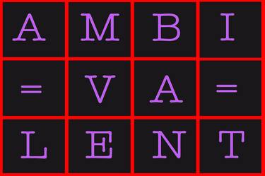 Original Contemporary Calligraphy Digital by Louis Saul