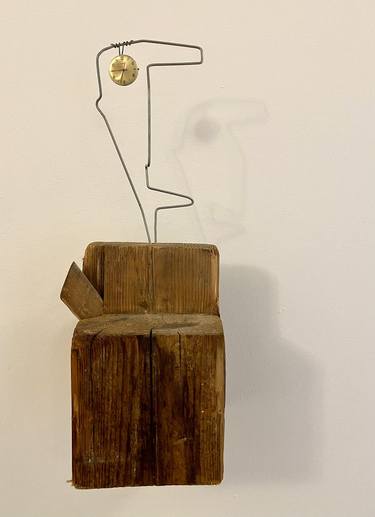 Original Figurative Portrait Sculpture by Louis Saul