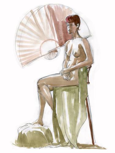 Original Figurative Nude Paintings by David House