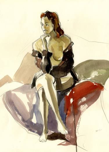 Original Figurative Women Paintings by David House