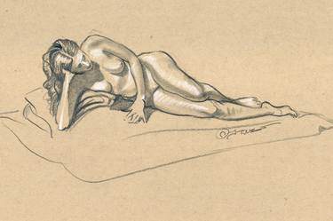 Original Figurative Nude Drawings by David House