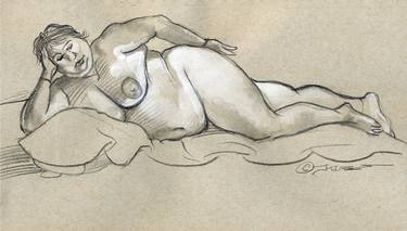 Original Fine Art Nude Drawings by David House