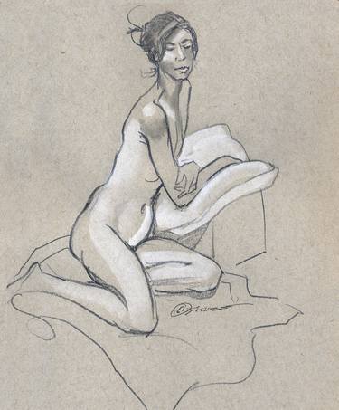 Original Nude Drawings by David House
