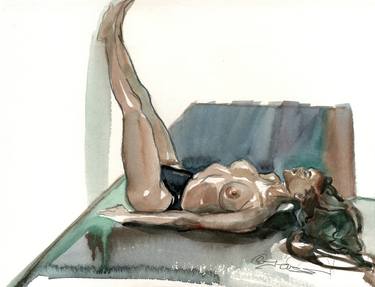 Print of Figurative Nude Paintings by David House