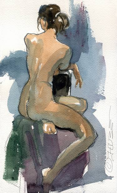 Print of Figurative Nude Paintings by David House