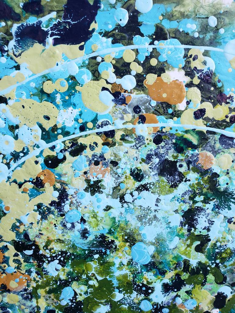 Original Abstract Expressionism Abstract Painting by Kami Kinnison