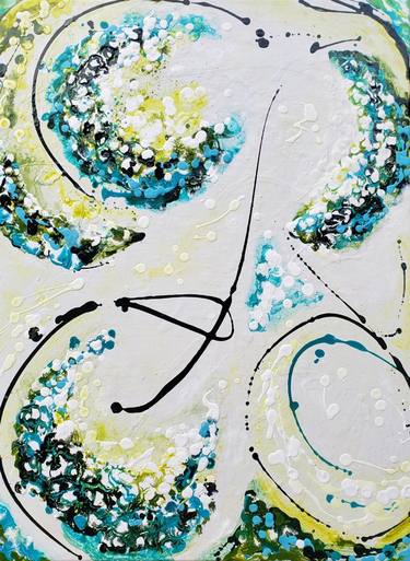 Original Fine Art Abstract Paintings by Kami Kinnison