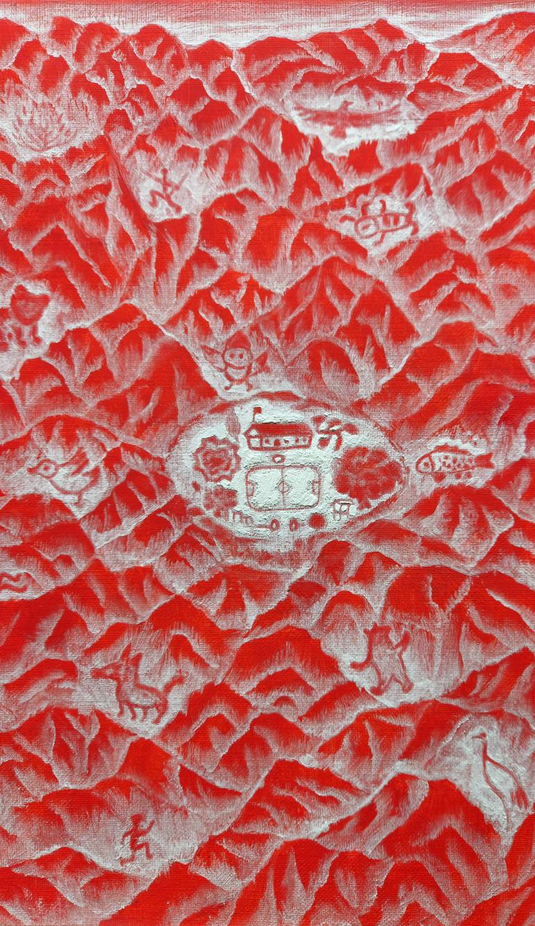 Original Figurative Landscape Painting by Kyung Sung Lee